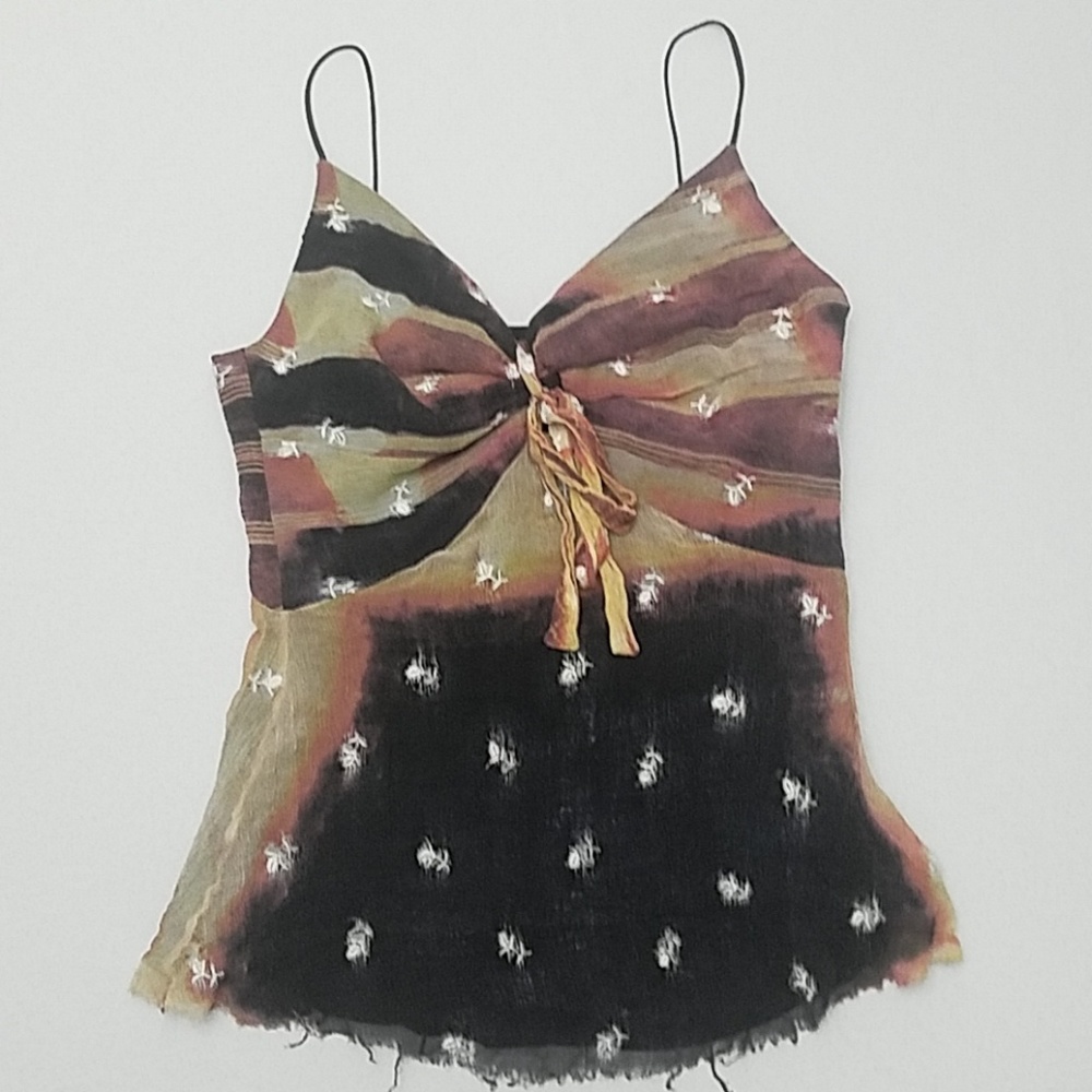 Nancy Rose "Thorn" Silk Tank S